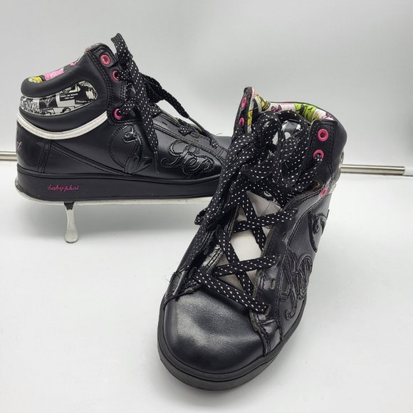 Baby Phat Shoes Baby Phat Vintage Y2k Womens Leather Upper Sneakers